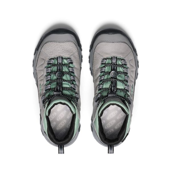 Big Kids' Targhee IV Waterproof Hiking Boot | Alloy/Granite Green