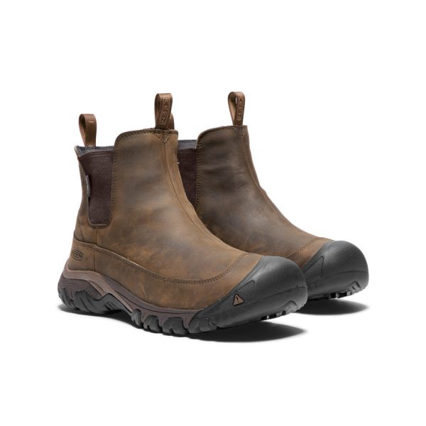 Men's Anchorage III Waterproof Boot Wide | Dark Earth/Mulch