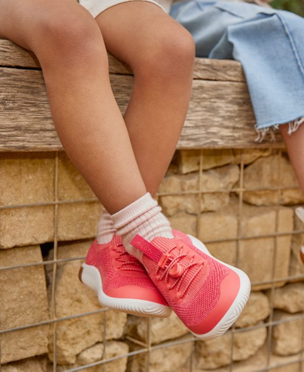 Big Kids' KNX Knit Sneaker | Iguana/Evening Primrose