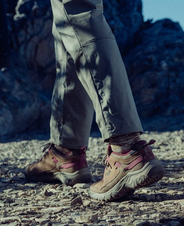 Women's Targhee IV Waterproof Hiking Shoe  |  Alloy/Granite Green