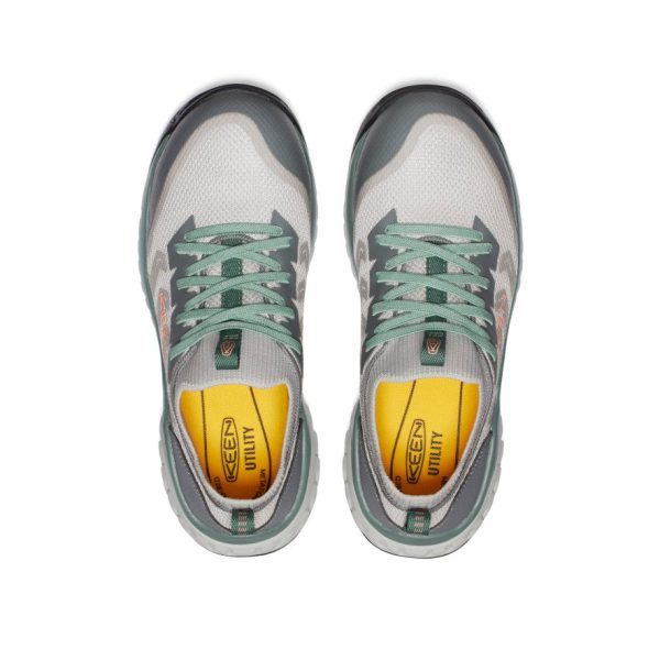 Women's Arvada Shift Work Sneaker (Carbon Toe) | Steel Grey/Granite Green