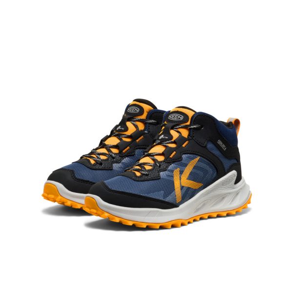 Big Kids' Zionic Waterproof Boot | Naval Academy/Bright Marigold