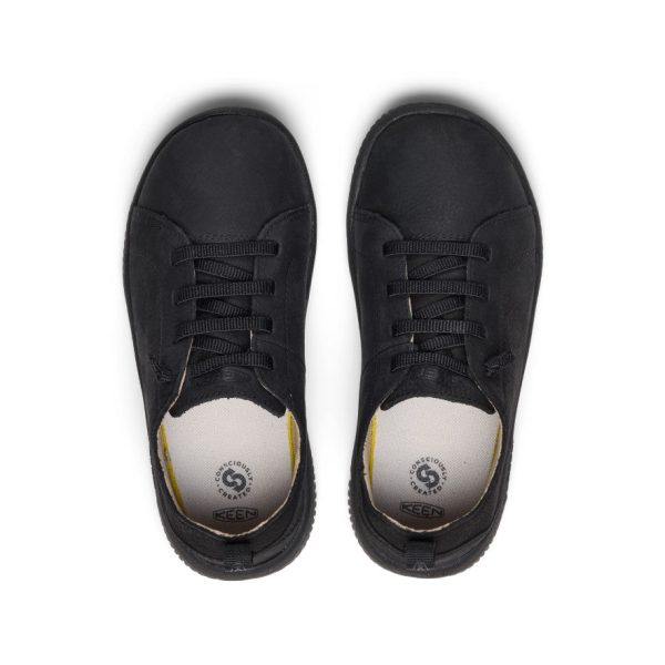 Big Kids' KNX Leather Sneaker | Triple Black