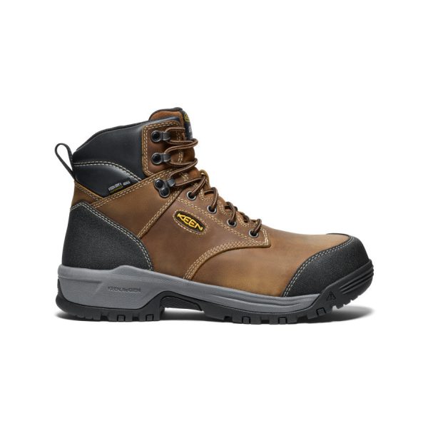 Men's Evanston 6 Insulated Waterproof Boot (Carbon Toe)  |  Bison/Black