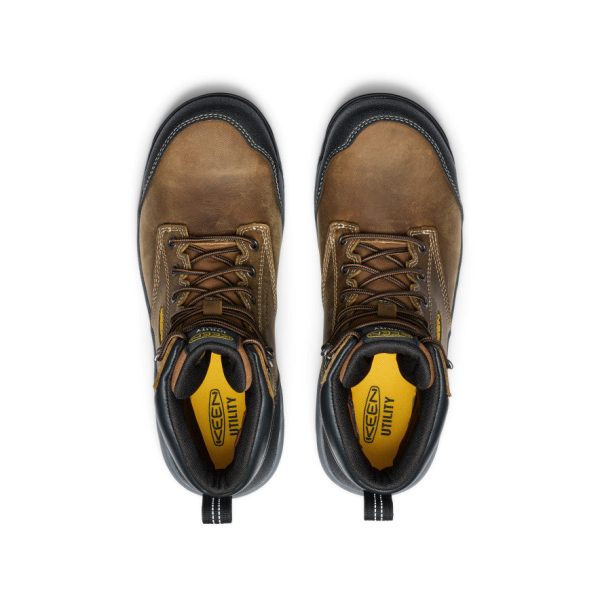 Men's Evanston 6 Insulated Waterproof Boot (Carbon Toe)  |  Bison/Black