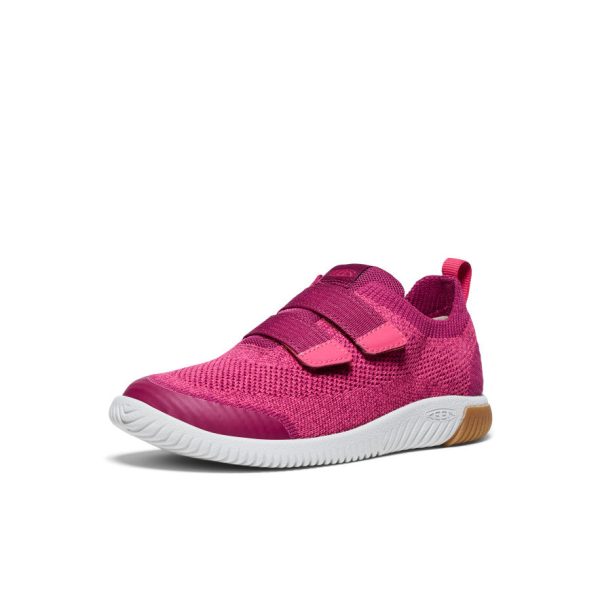 Big Kids' KNX Knit Double Strap | Beaujolais/Raspberry