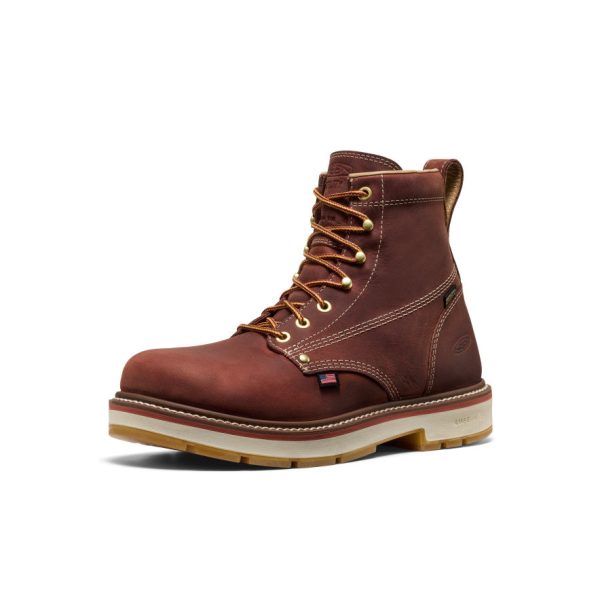 Men's Liberty 6 Waterproof 90?? Heel Boot (Carbon Toe) | Bombay Brown/Gum