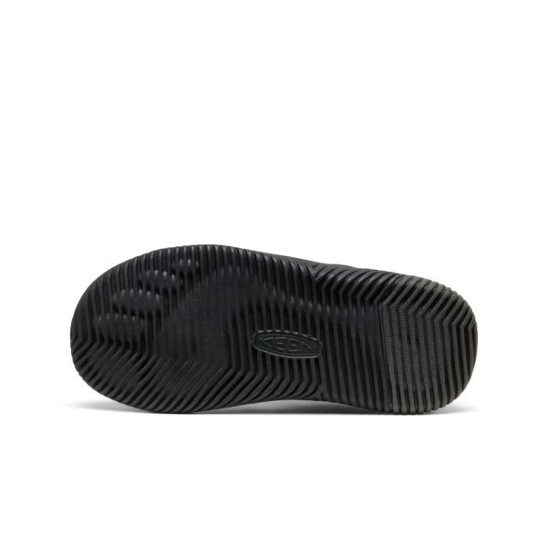 Big Kids' KNX Leather Sneaker | Triple Black