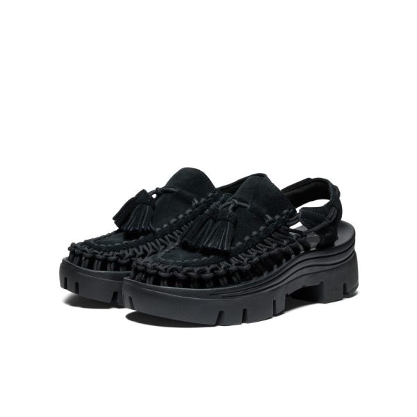 All Gender UNEEK PLT Tassel Sneaker | Black/Black