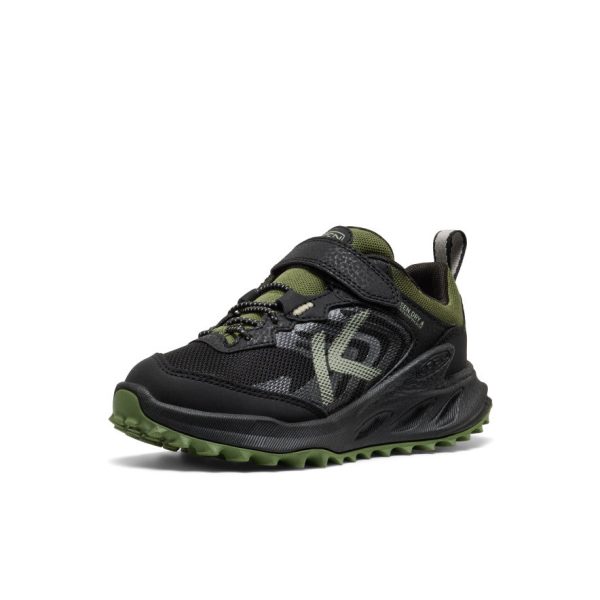 Little Kids' Zionic Waterproof Shoe  |  Black/Bronze Green