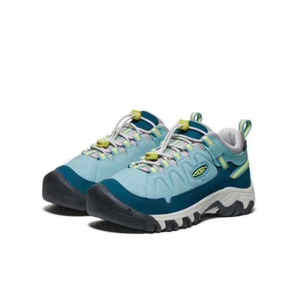 Big Kids' Targhee IV Waterproof Hiking Shoe | Reef Waters/Daiquiri Green