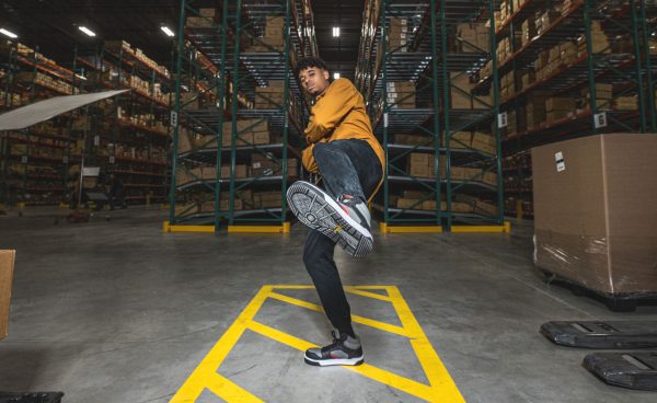 Men's Overton Mid Work Shoe (Carbon Toe) | Star White/Black