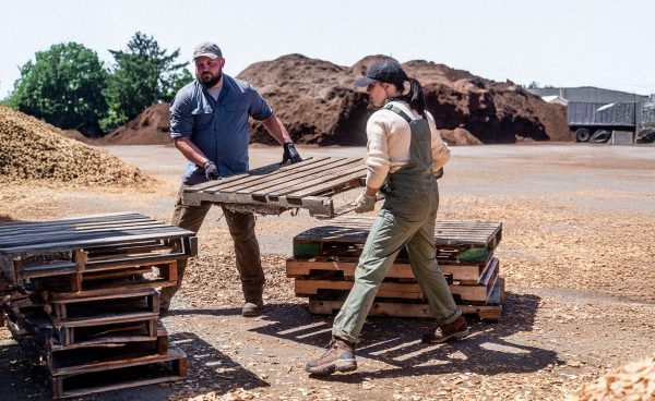 Women's Skokie Waterproof Work Boot (Soft Toe) | Bison/Black