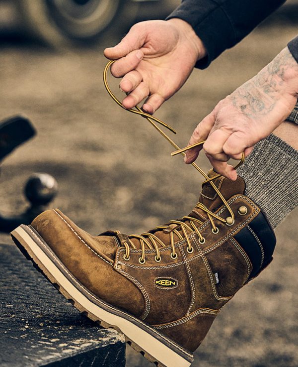 Men's Cincinnati 8 Waterproof Boot (Carbon Toe) | Belgian/Sandshell