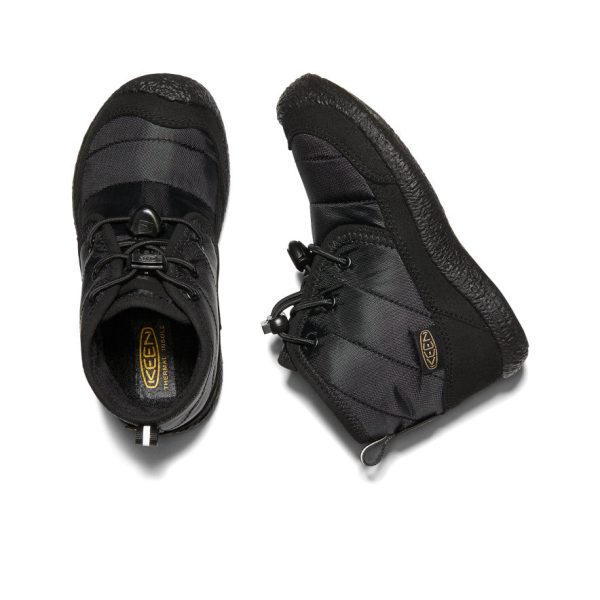 Little Kids' Howser II Waterproof Chukka | Black/Black