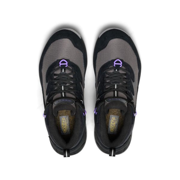 Women's Hightrail Polar Waterproof Hiking Boot  |  Black/Aster Purple