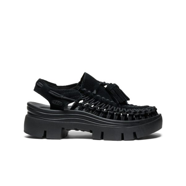 All Gender UNEEK PLT Tassel Sneaker | Black/Black