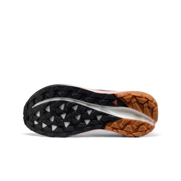 Men's Seek Trail Running Shoe  |  Black/Sunset Sand