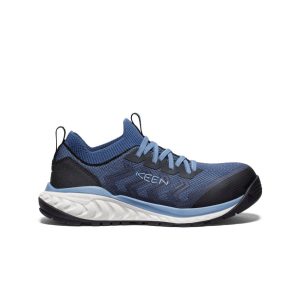 Women's Arvada Shift ESD Work Sneaker (Carbon Toe) | Vintage Indigo/Faded Denim