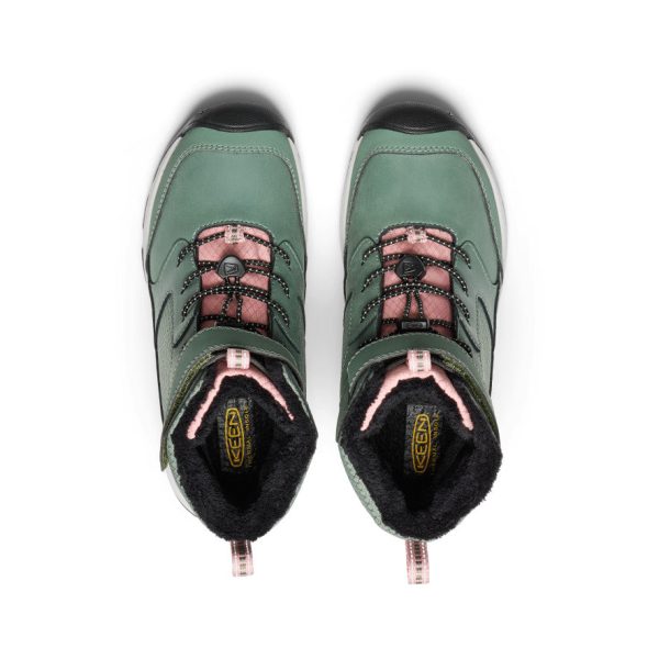 Big Kids' Skua Waterproof Winter Boot | Dark Forest/Rose Elegance