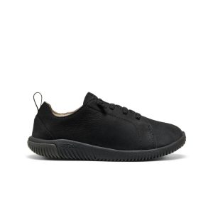 Big Kids' KNX Leather Sneaker  |  Triple Black
