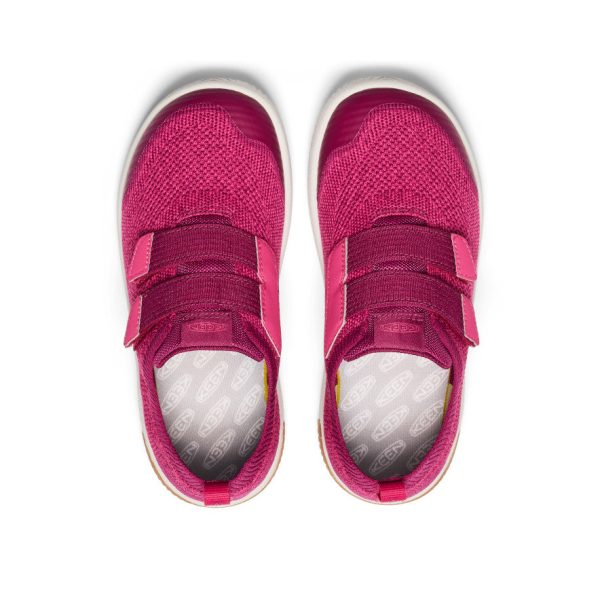 Big Kids' KNX Knit Double Strap | Beaujolais/Raspberry
