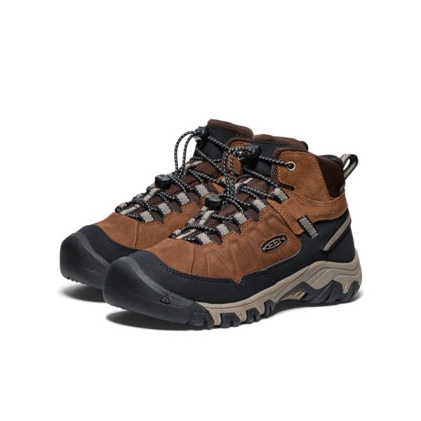Big Kids' Targhee IV Waterproof Hiking Boot | Bison/Brindle